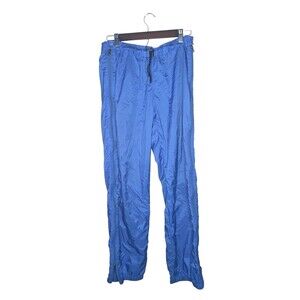 Vintage Patagonia Women's Medium Blue Rain Windbreaker Full Leg Zip Pants